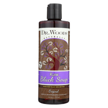 Load image into Gallery viewer, Dr. Woods Shea Vision Pure Black Soap With Organic Shea Butter - 16 Fl Oz