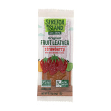 Load image into Gallery viewer, Stretch Island Fruit Leather Strip - Summer Strawberry - .5 Oz - Quantity: 30