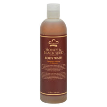Load image into Gallery viewer, Nubian Heritage Body Wash Honey And Black Seed - 13 Fl Oz