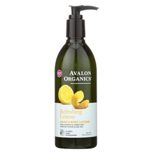 Load image into Gallery viewer, Avalon Organics Hand And Body Lotion Lemon - 12 Fl Oz