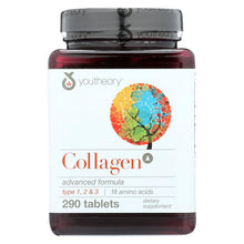 Load image into Gallery viewer, Youtheory Collagen - Type 1 And 2 And 3 - 290 Tablets