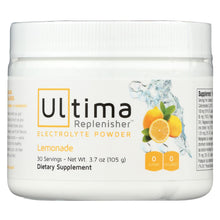 Load image into Gallery viewer, Ultima Replenisher Electrolyte Powder - Lemonade - Ca - 3.7 Oz