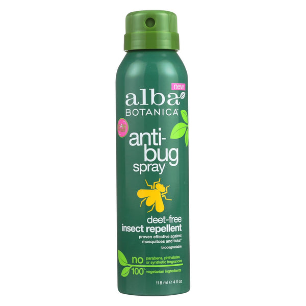 Alba Botanica - Anti-bug Spray - Deet Free - 4 Fl Oz
