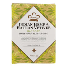 Load image into Gallery viewer, Nubian Heritage Bar Soap Indian Hemp And Haitian Vetiver - 5 Oz