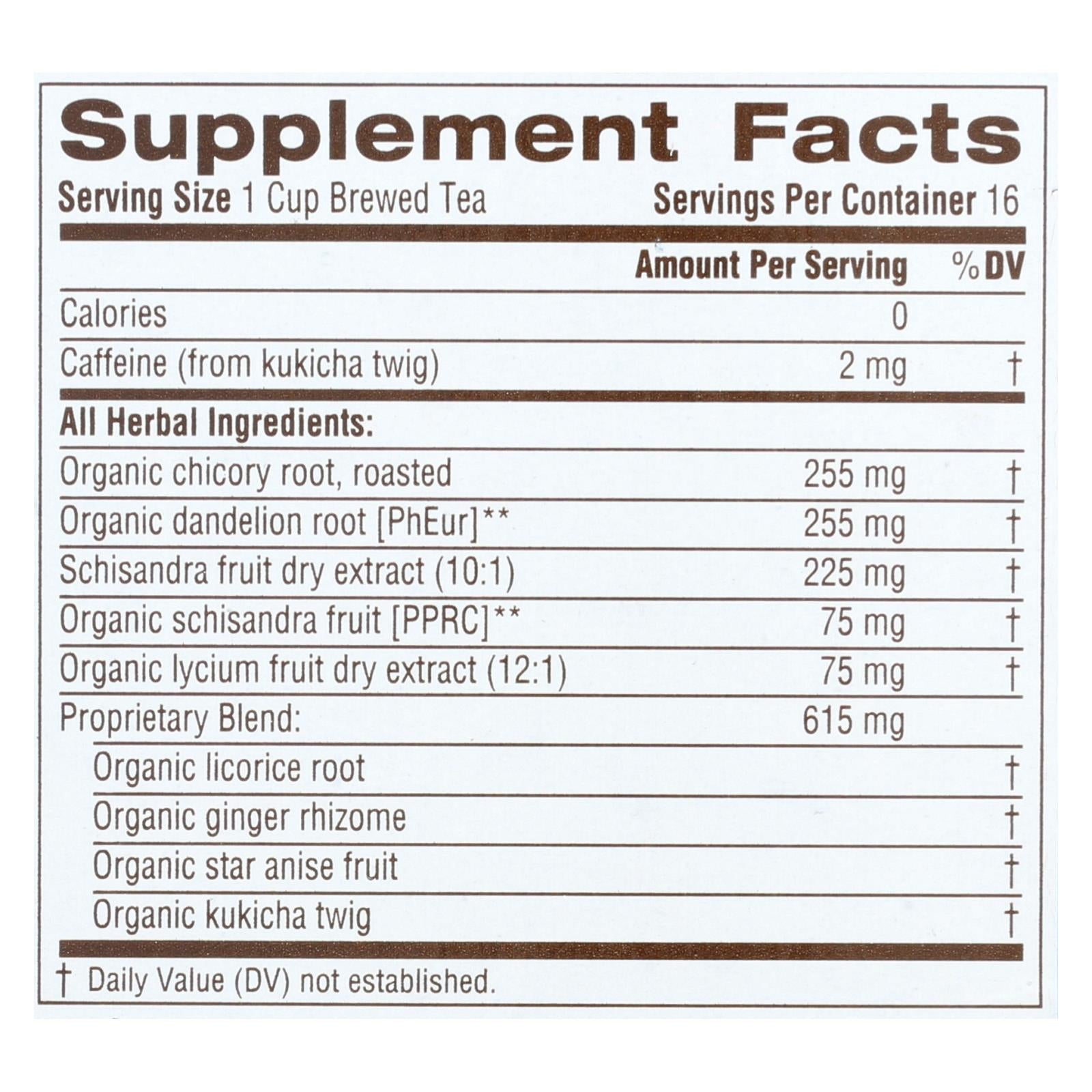 Traditional Medicinals Everyday Detox Herbal Tea - 16 Tea Bags