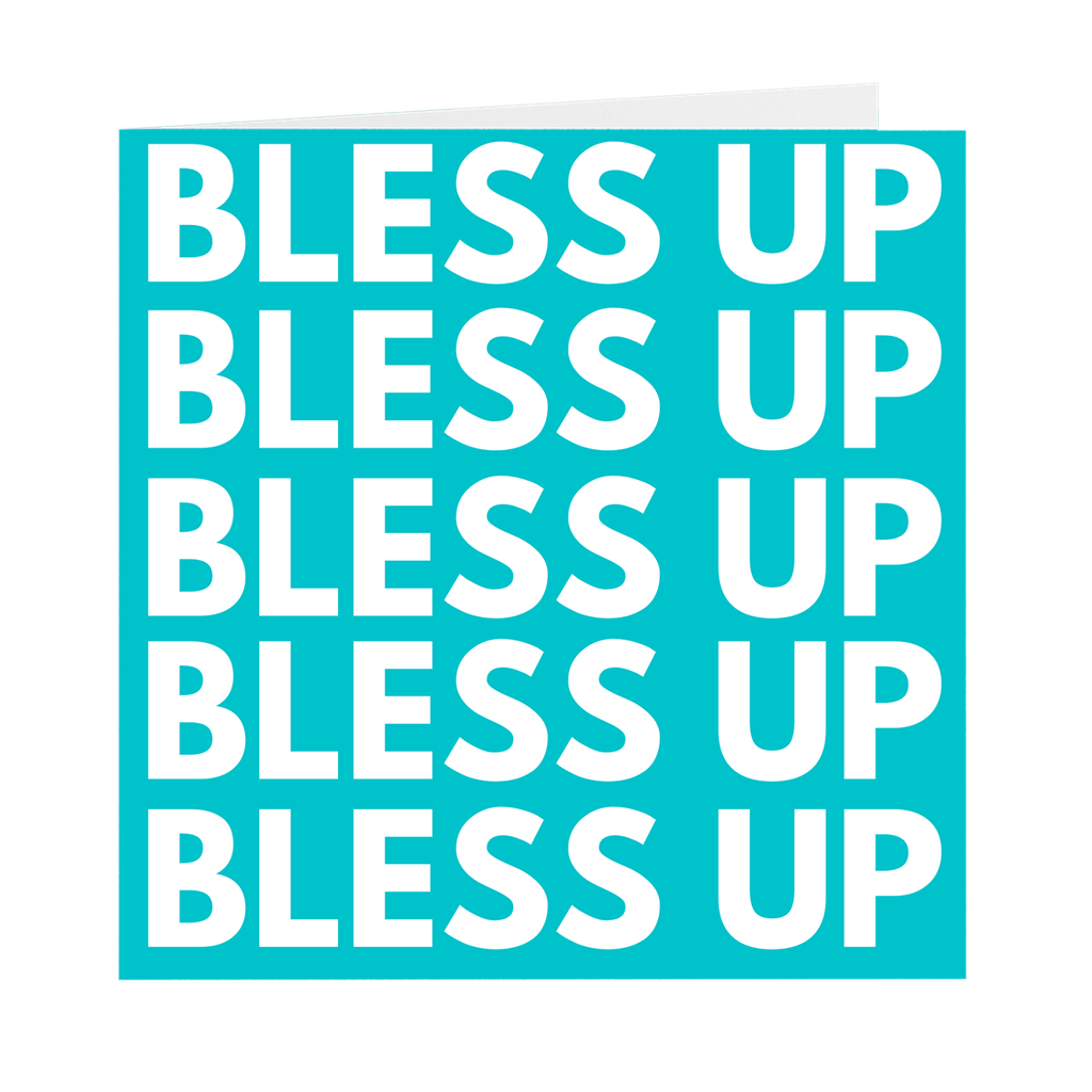 Bless Up Blank Cards (Pack Of 5)