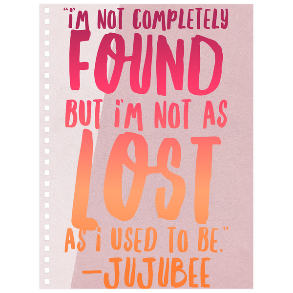 Jujubee Quote Notebook (Blank Pages)