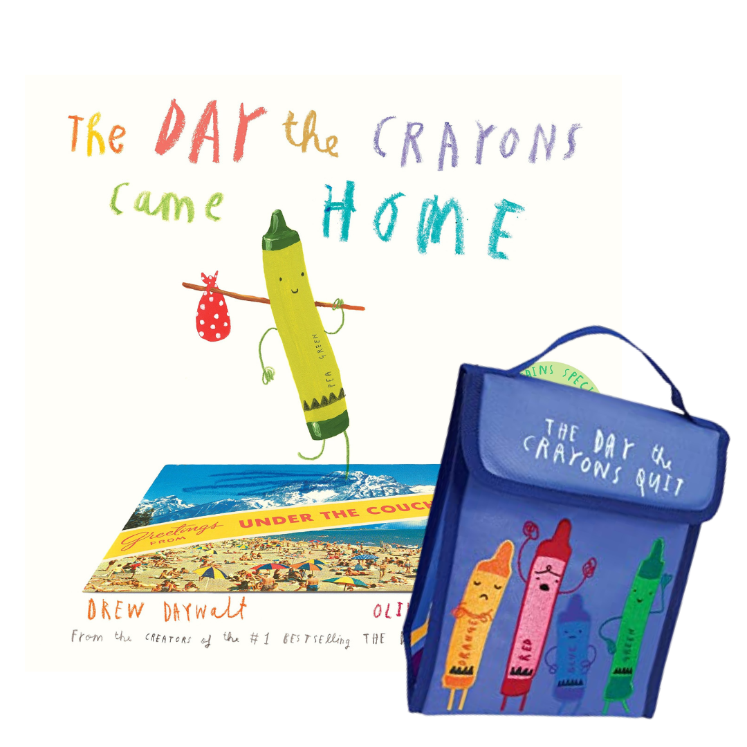 The Day the Crayons Came Home Book & Insulated Lunch Bag