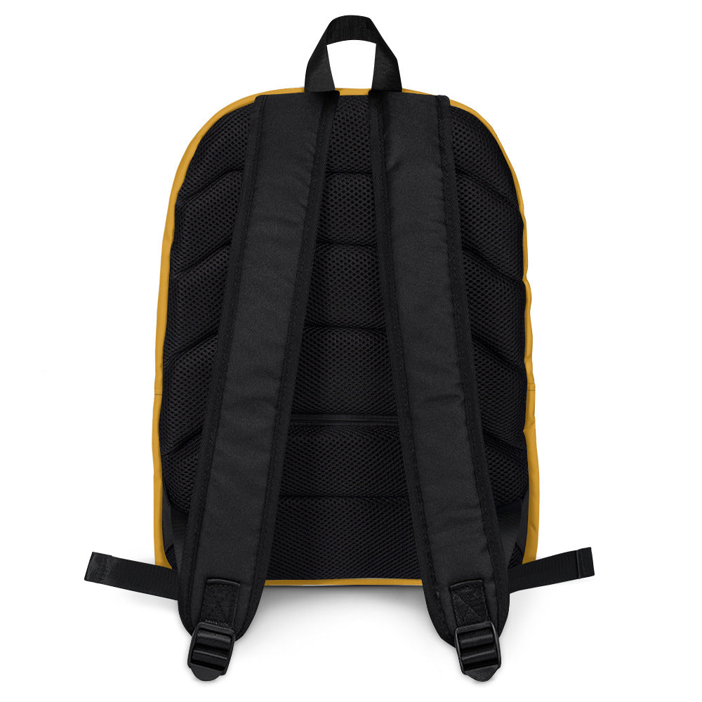 Future Doctor Geometric Mustard & Dark Grey Backpack | Personalized & Customizable Name