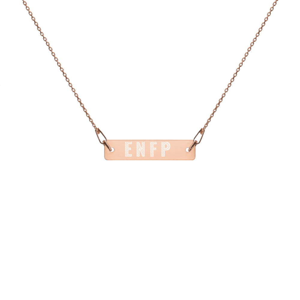 ENFP Myers Briggs Engraved Necklace