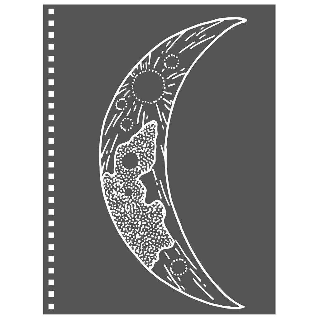Moon Notebook (Blank Pages)