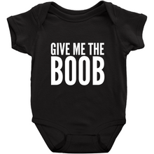 Load image into Gallery viewer, Lactivate! Book &amp; Give Me The Boob Short Sleeve Baby Bodysuit
