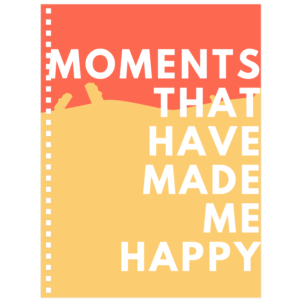 Moments That Have Made Me Happy Notebook (Blank Pages)