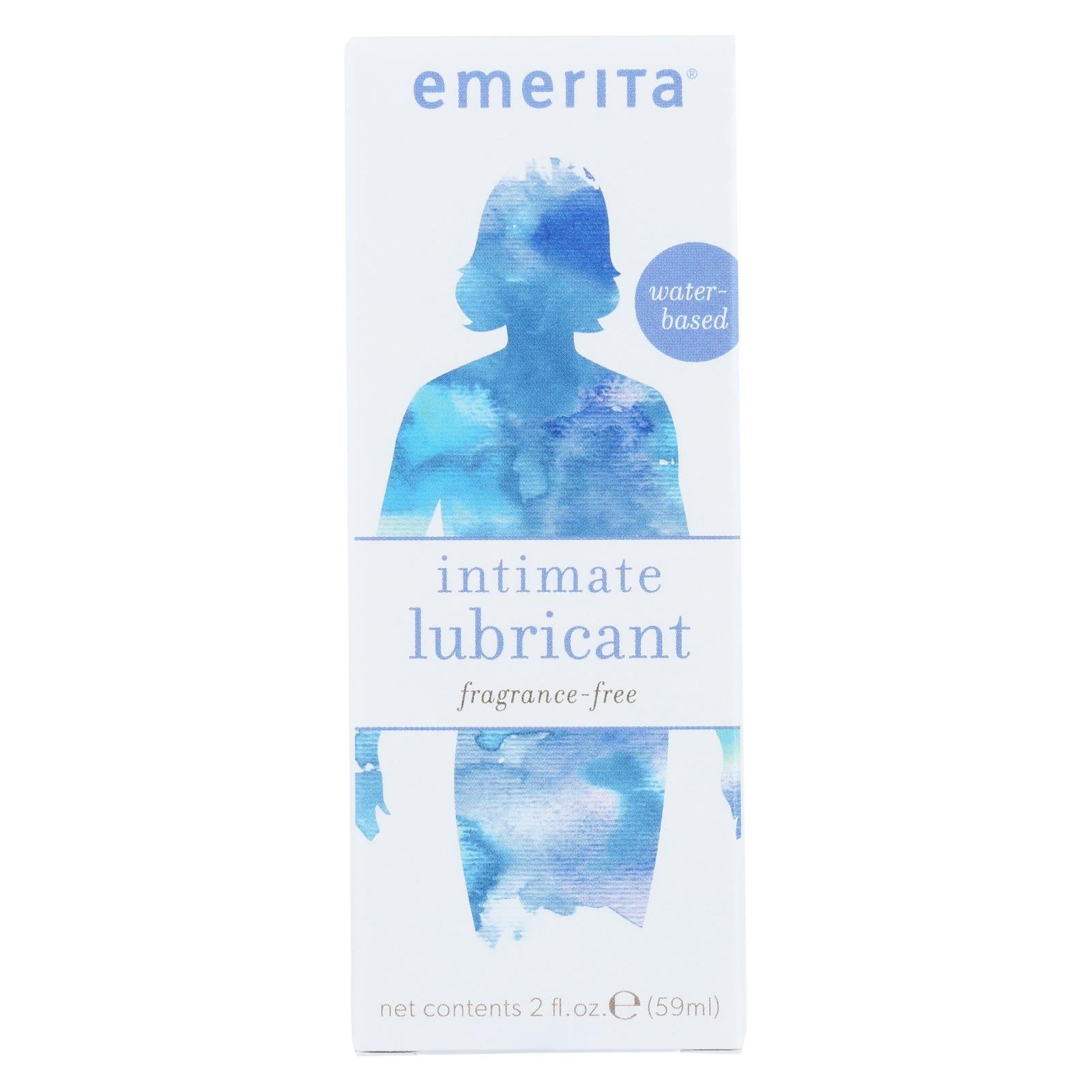 Emerita Natural Lubricant With Vitamin E - 2 Fl Oz