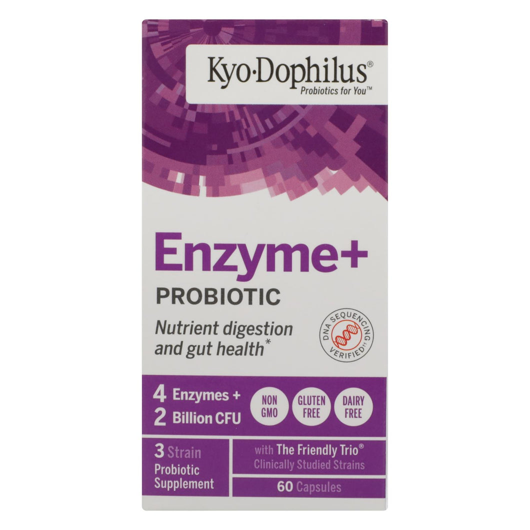Kyolic - Kyo-dophilus With Enzymes Digestion - 60 Capsules