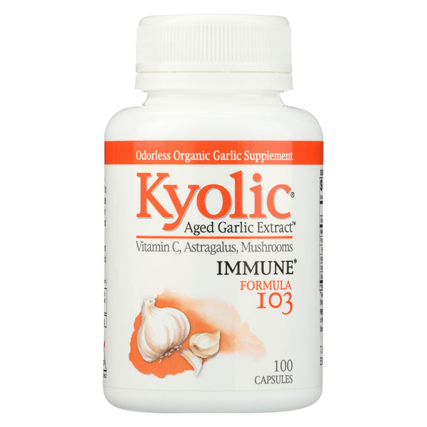 Kyolic - Aged Garlic Extract Immune Formula 103 - 100 Capsules