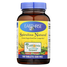 Load image into Gallery viewer, Earthrise Spirulina Natural - 500 Mg - 180 Tablets
