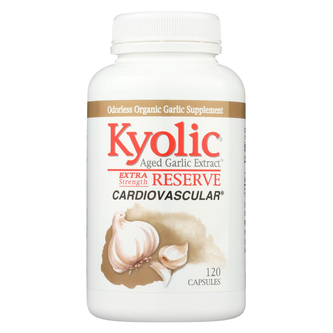 Kyolic - Aged Garlic Extract Cardiovascular Extra Strength Reserve - 120 Capsules