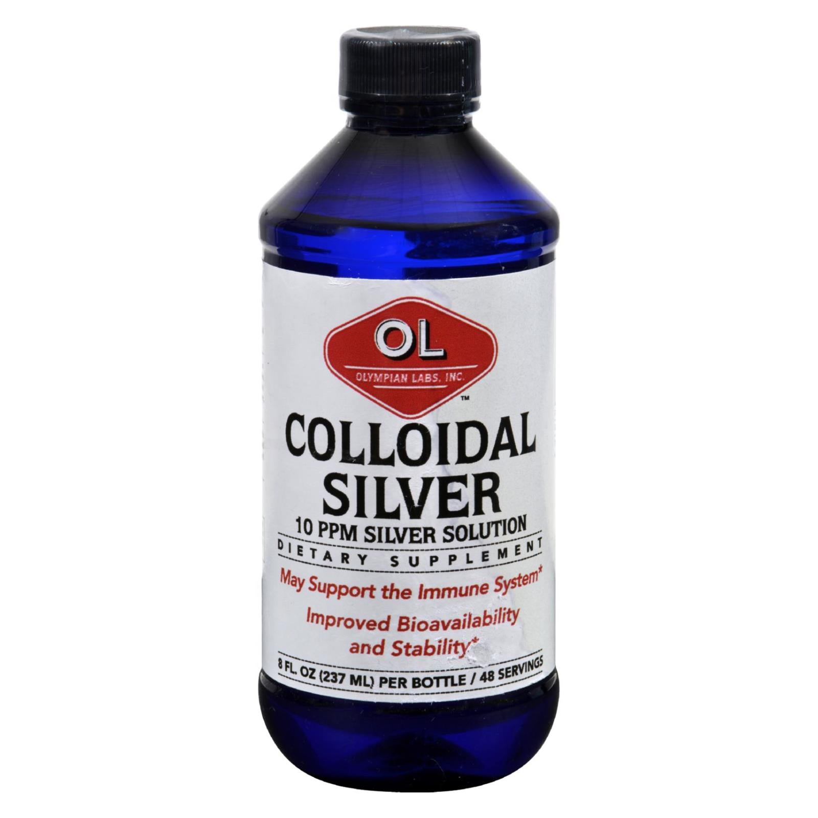 Olympian Labs Colloidal Silver - 10 Ppm - 8 Fl Oz