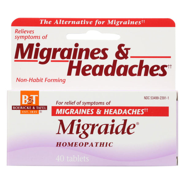 Boericke And Tafel - Migraide - 40 Tablets