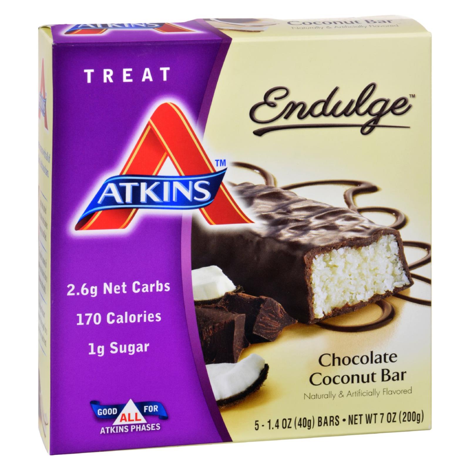 Atkins Endulge Chocolate Coconut Bar - 5-1.4 Oz