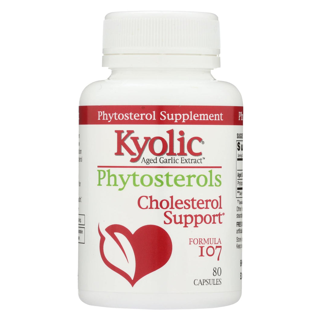 Kyolic - Aged Garlic Extract Phytosterols Formula 107 - 80 Capsules
