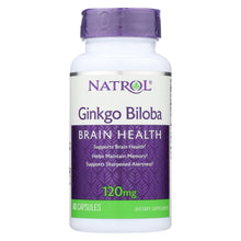 Load image into Gallery viewer, Natrol Ginkgo Biloba - 120 Mg - 60 Capsules
