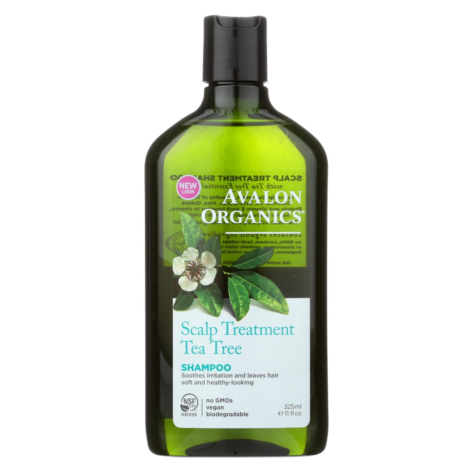 Avalon Organics Scalp Treatment Tea Tree Shampoo - 11 Fl Oz