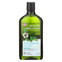 Load image into Gallery viewer, Avalon Organics Scalp Treatment Tea Tree Shampoo - 11 Fl Oz
