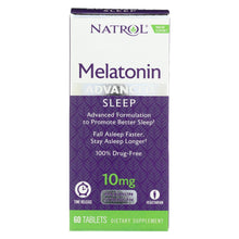 Load image into Gallery viewer, Natrol Advanced Sleep Melatonin - 10 Mg - 60 Tablets
