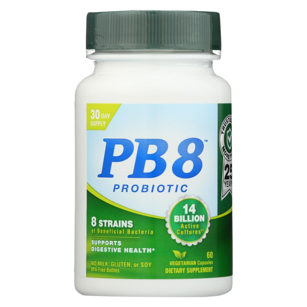 Nutrition Now Pb 8 Pro-biotic Acidophilus For Life - 500 Mg - 60 Vegetarian Capsules