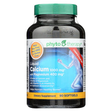 Load image into Gallery viewer, Phyto-therapy Liquid Calcium - 1000 Mg - 90 Softgels
