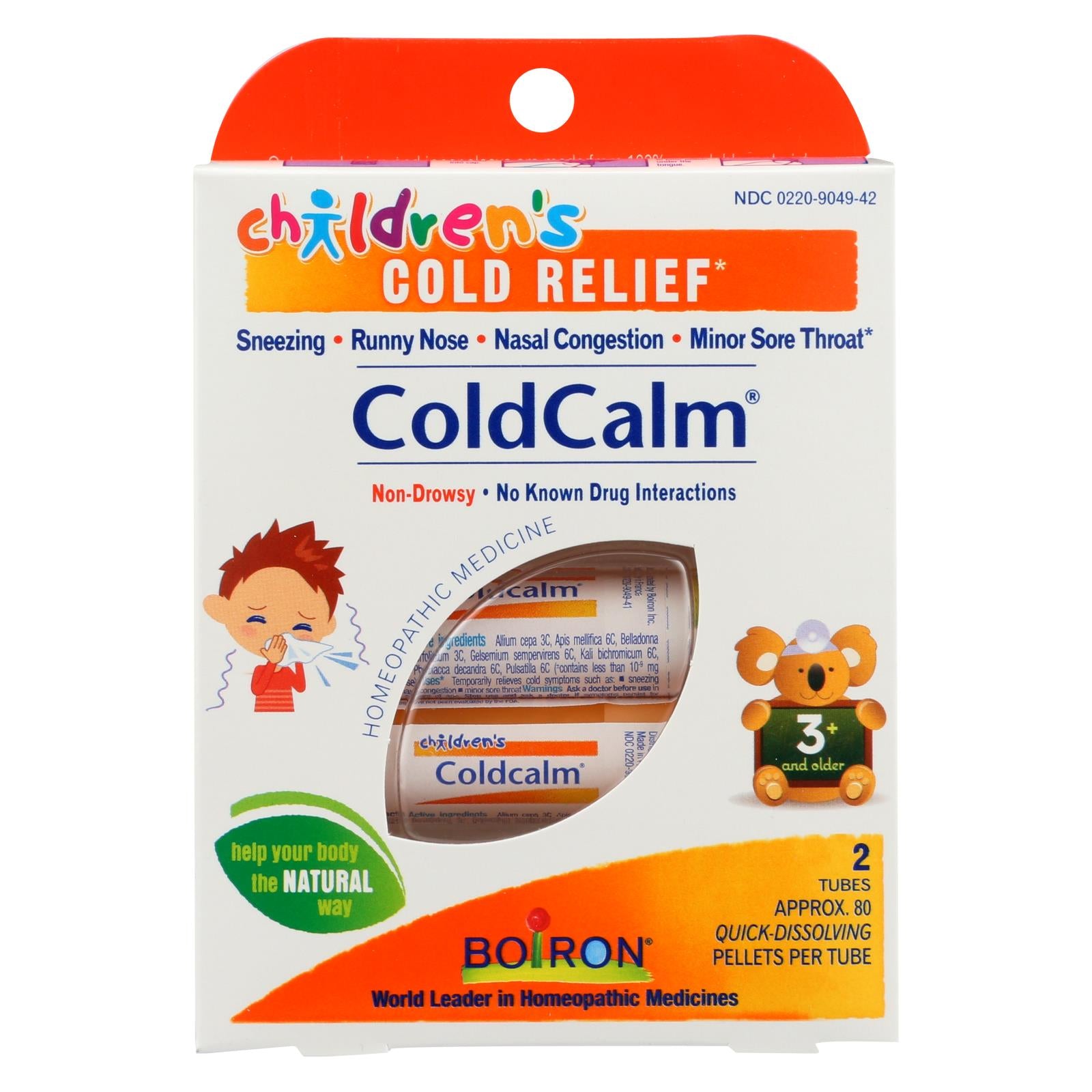Boiron - Children's Cold Calm Pellets - 2 Doses