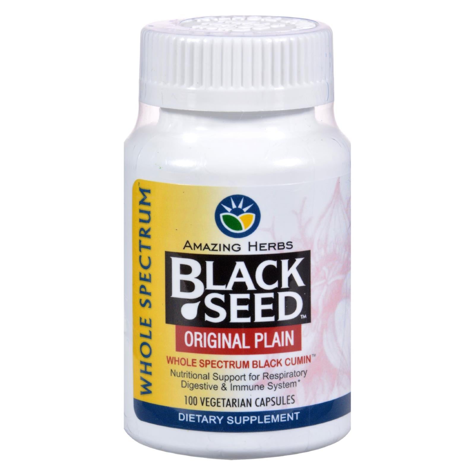 Amazing Herbs - Black Seed - 100 Capsules