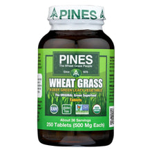 Load image into Gallery viewer, Pines International Wheat Grass - 500 Mg - 250 Tablets
