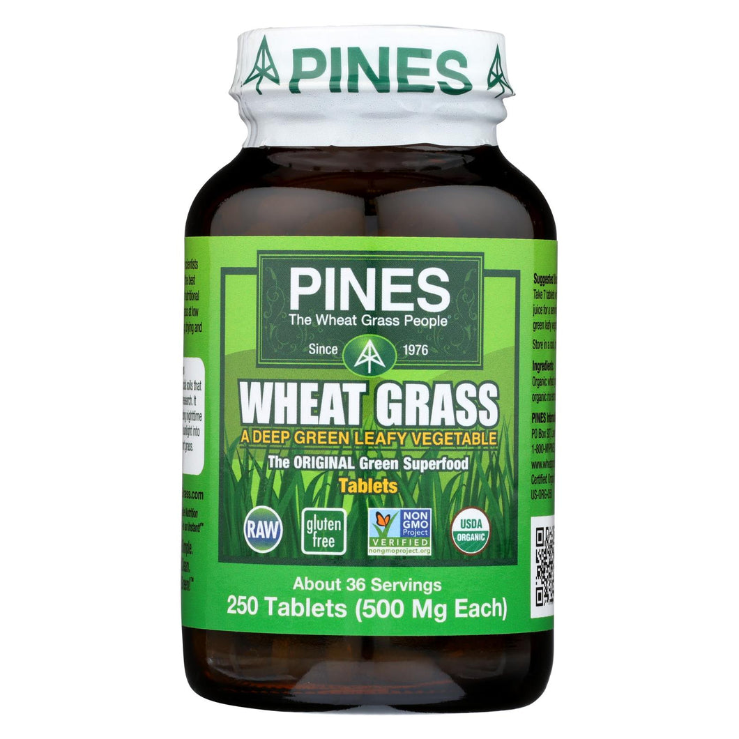 Pines International Wheat Grass - 500 Mg - 250 Tablets