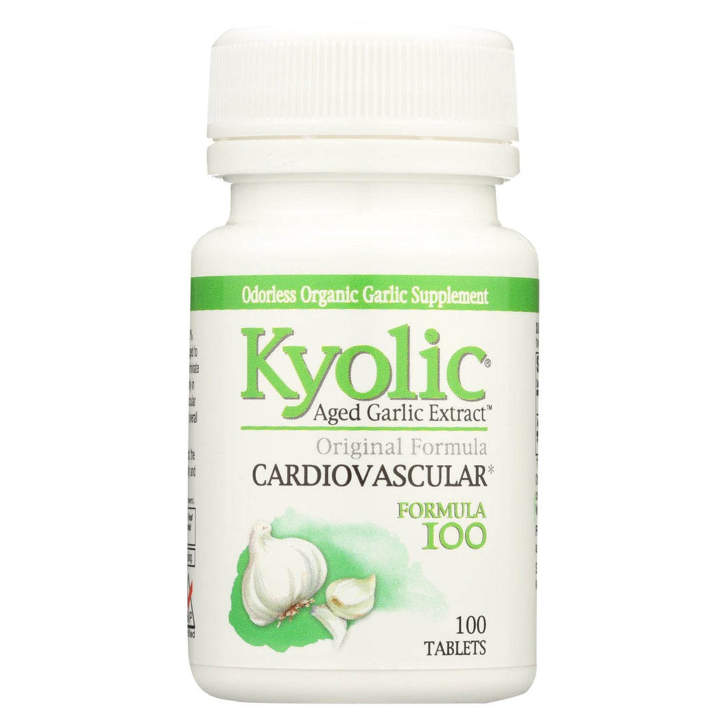 Kyolic - Aged Garlic Extract Cardiovascular Formula 100 - 100 Tablets