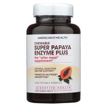 Load image into Gallery viewer, American Health - Super Papaya Enzyme Plus Chewable - 180 Chewable Tablets
