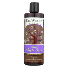 Load image into Gallery viewer, Dr. Woods Shea Vision Pure Black Soap With Organic Shea Butter - 16 Fl Oz

