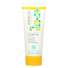 Load image into Gallery viewer, Andalou Naturals Medium Hold Styling Gel Sunflower And Citrus - 6.8 Fl Oz
