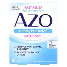 Load image into Gallery viewer, Azo Standard Urinary Pain Relief - 30 Tablets
