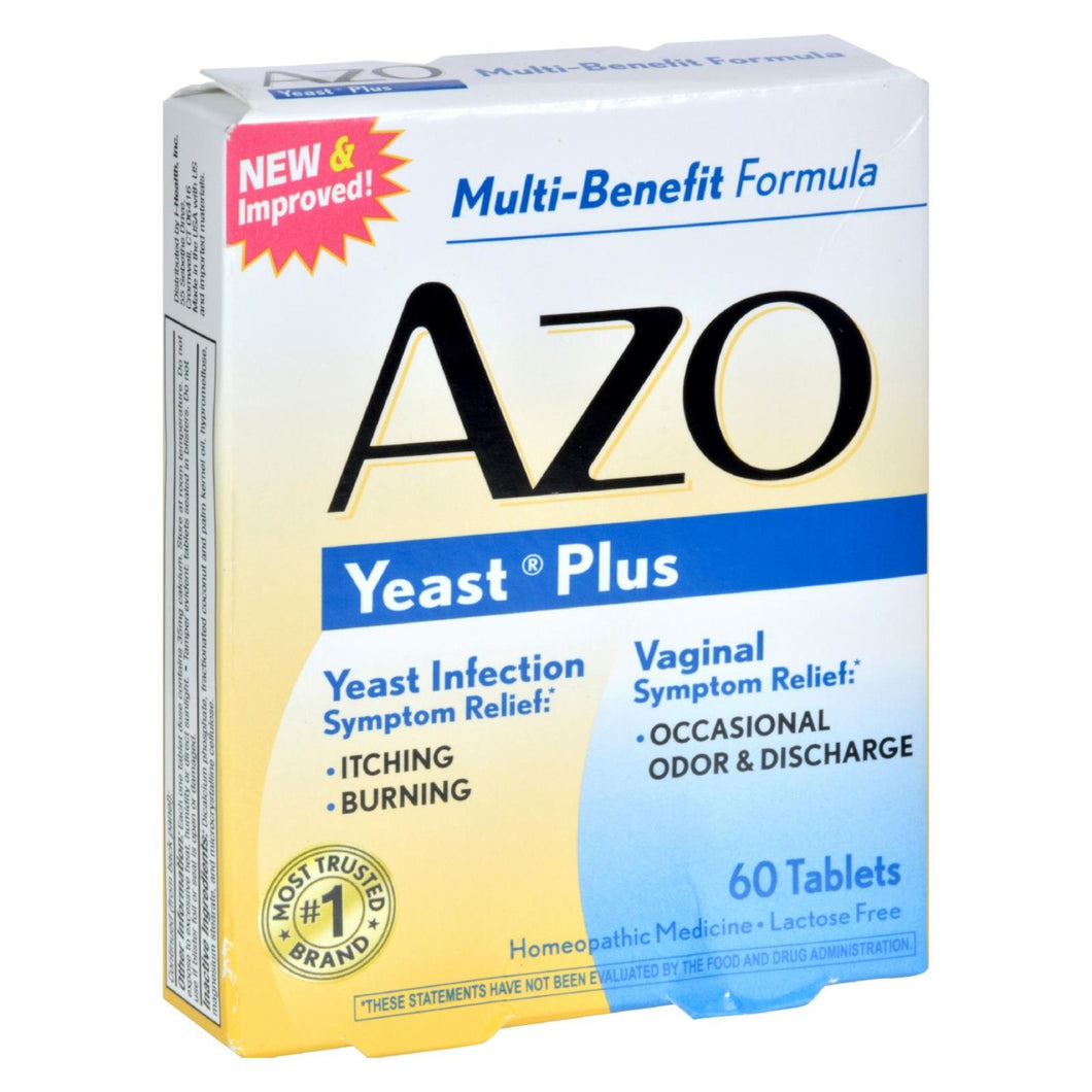 Azo Yeast Plus - 60 Tablets