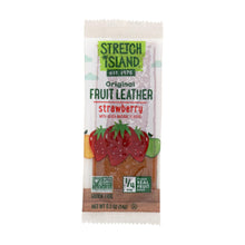 Load image into Gallery viewer, Stretch Island Fruit Leather Strip - Summer Strawberry - .5 Oz - Quantity: 30
