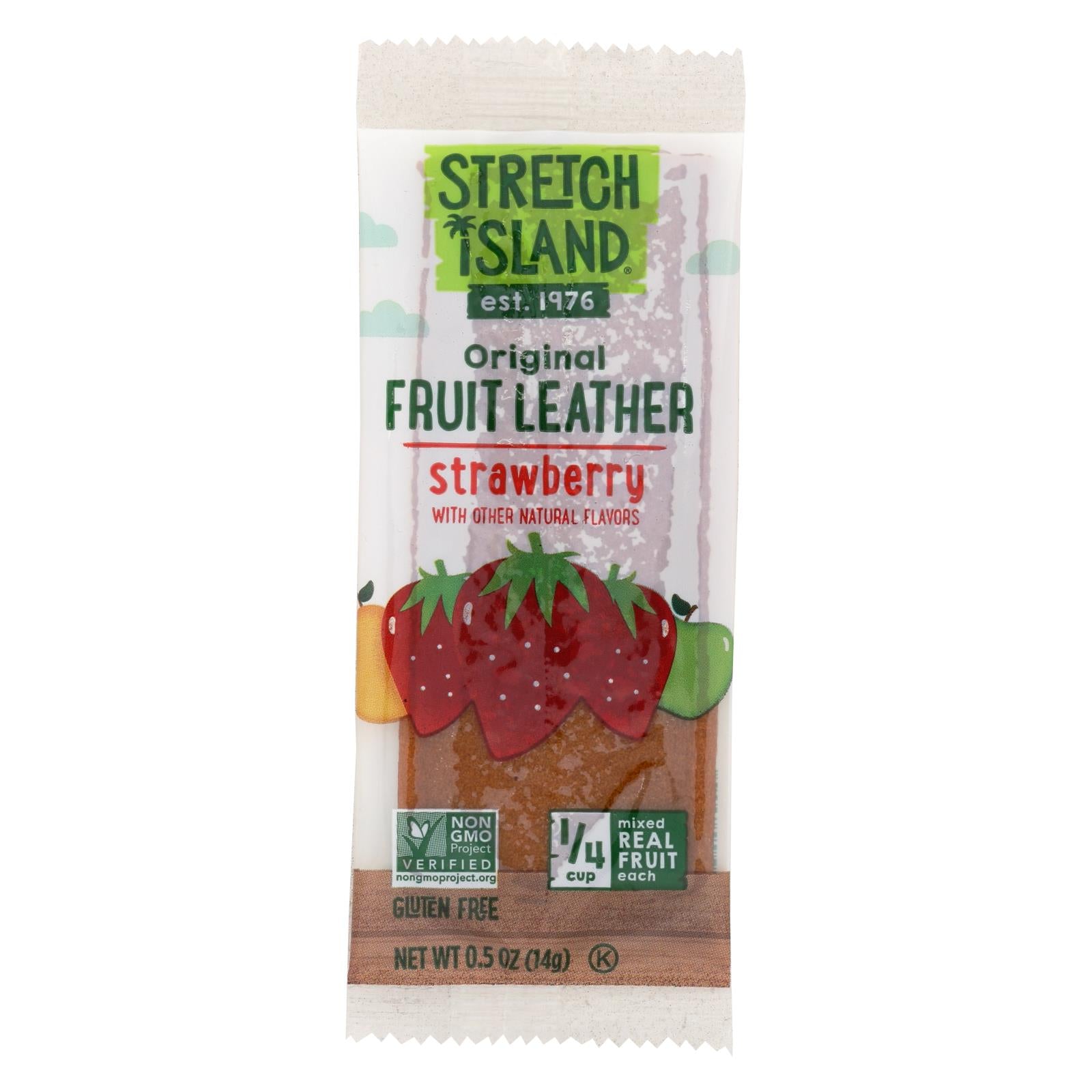 Stretch Island Fruit Leather Strip - Summer Strawberry - .5 Oz - Quantity: 30