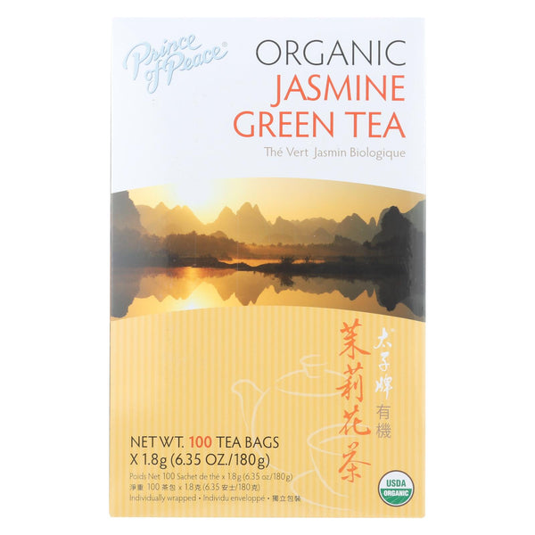 Prince Of Peace Organic Green Tea Jasmine - 100 Tea Bags