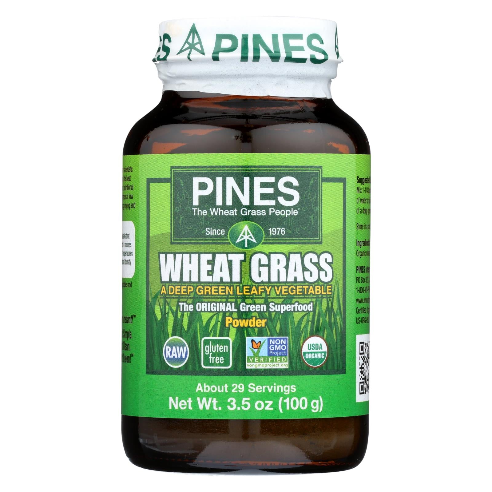 Pines International Wheat Grass Powder - 3.5 Oz