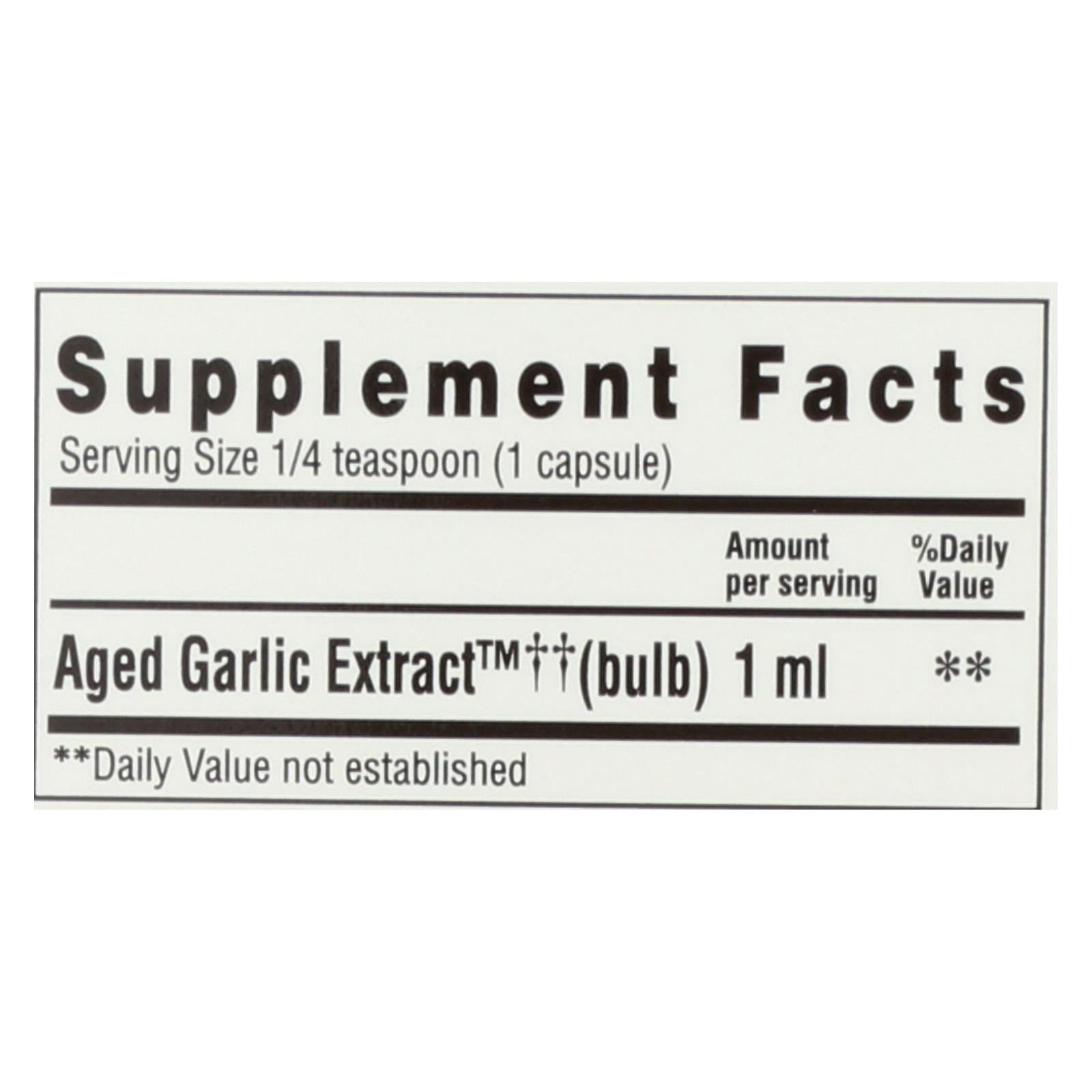 Kyolic - Aged Garlic Extract Cardiovascular Liquid - 4 Fl Oz