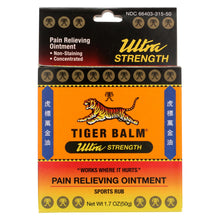Load image into Gallery viewer, Tiger Balm Pain Relieving Ointment Ultra Strength - Non-staining - 1.7 Oz
