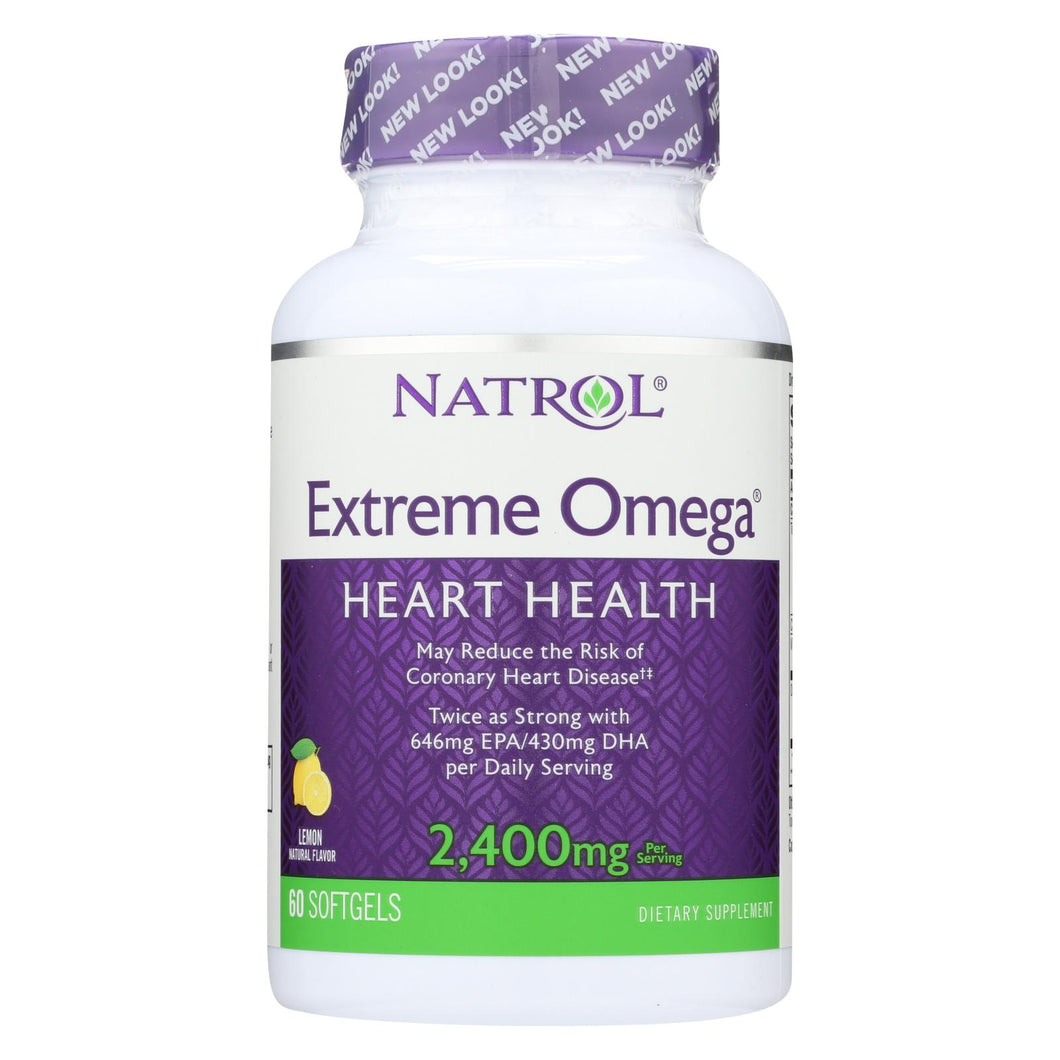 Natrol Extreme Omega - 1200 Mg - 60 Softgels