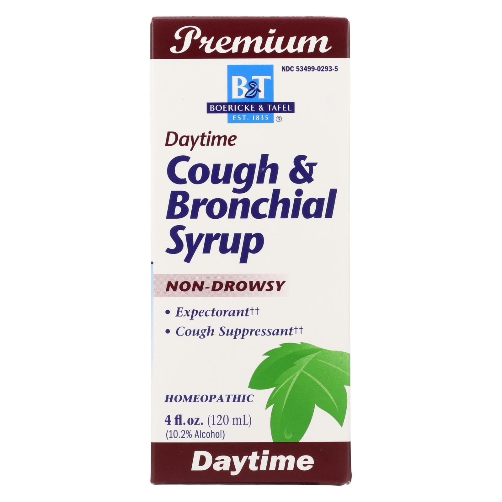 Boericke And Tafel - Cough And Bronchitis Syrup - 4 Oz